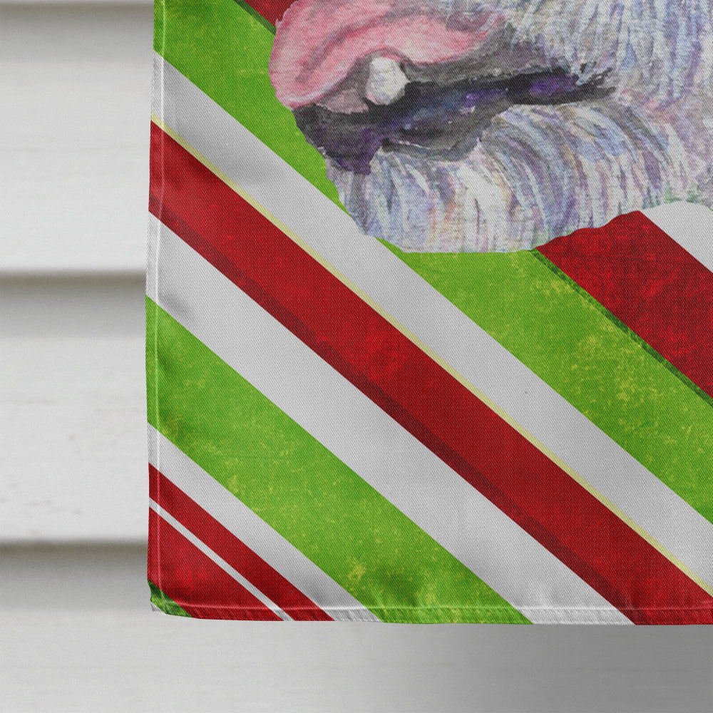 Jack Russell Terrier Candy Cane Holiday Christmas Flag Canvas House Size  the-store.com.