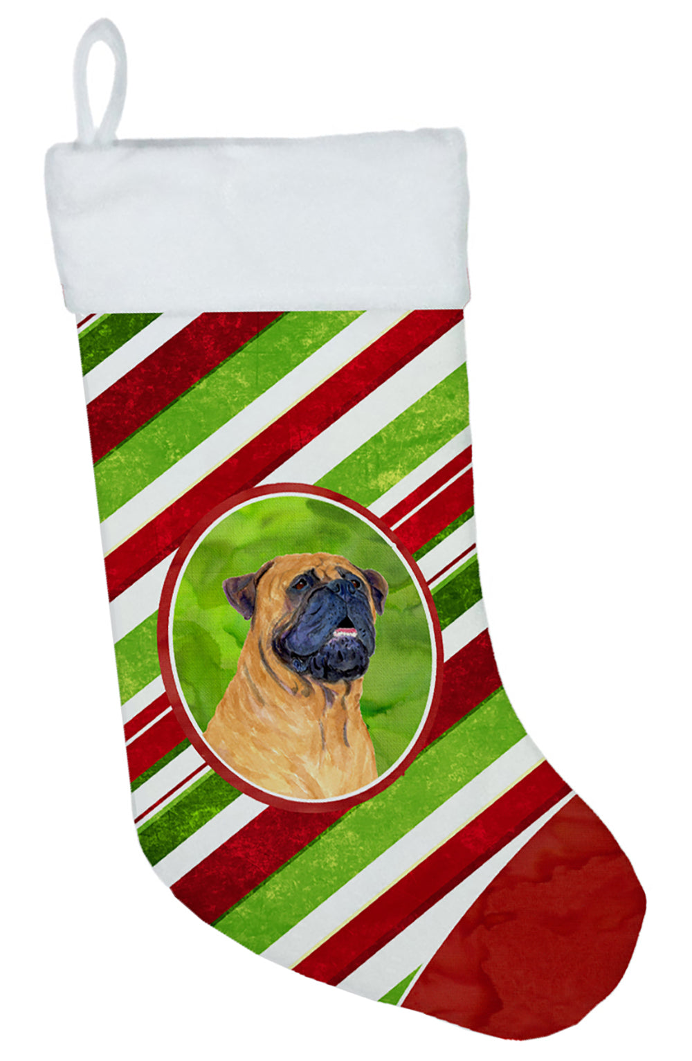 Mastiff Winter Snowflakes Christmas Stocking SS4589  the-store.com.