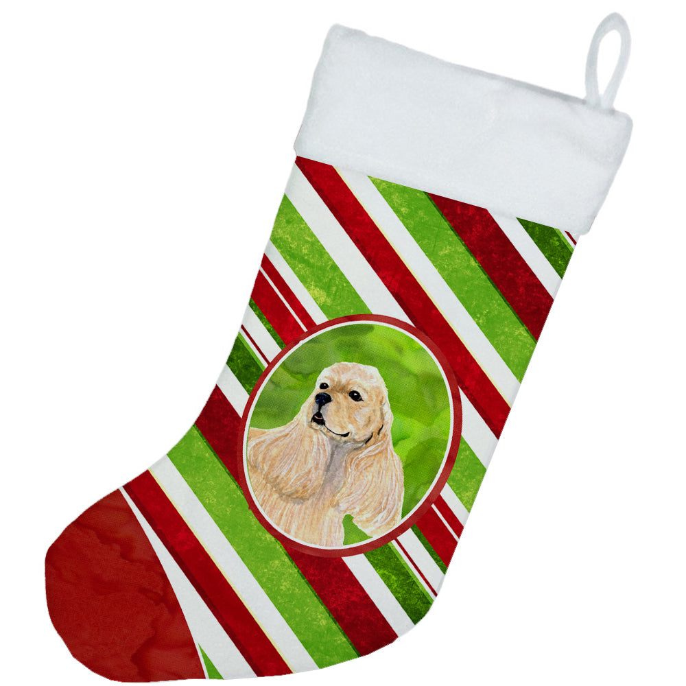 Cocker Spaniel Winter Snowflakes Christmas Stocking SS4591  the-store.com.