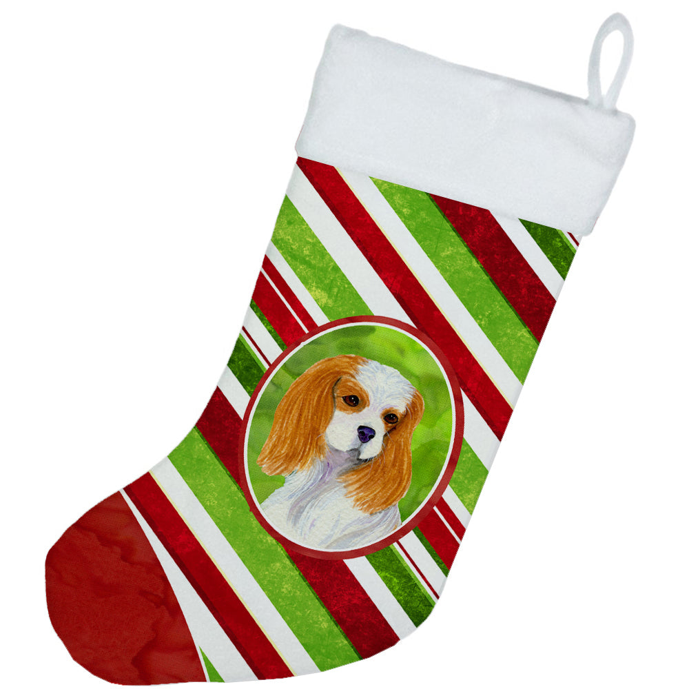 Cavalier Spaniel Winter Snowflakes Christmas Stocking SS4596  the-store.com.