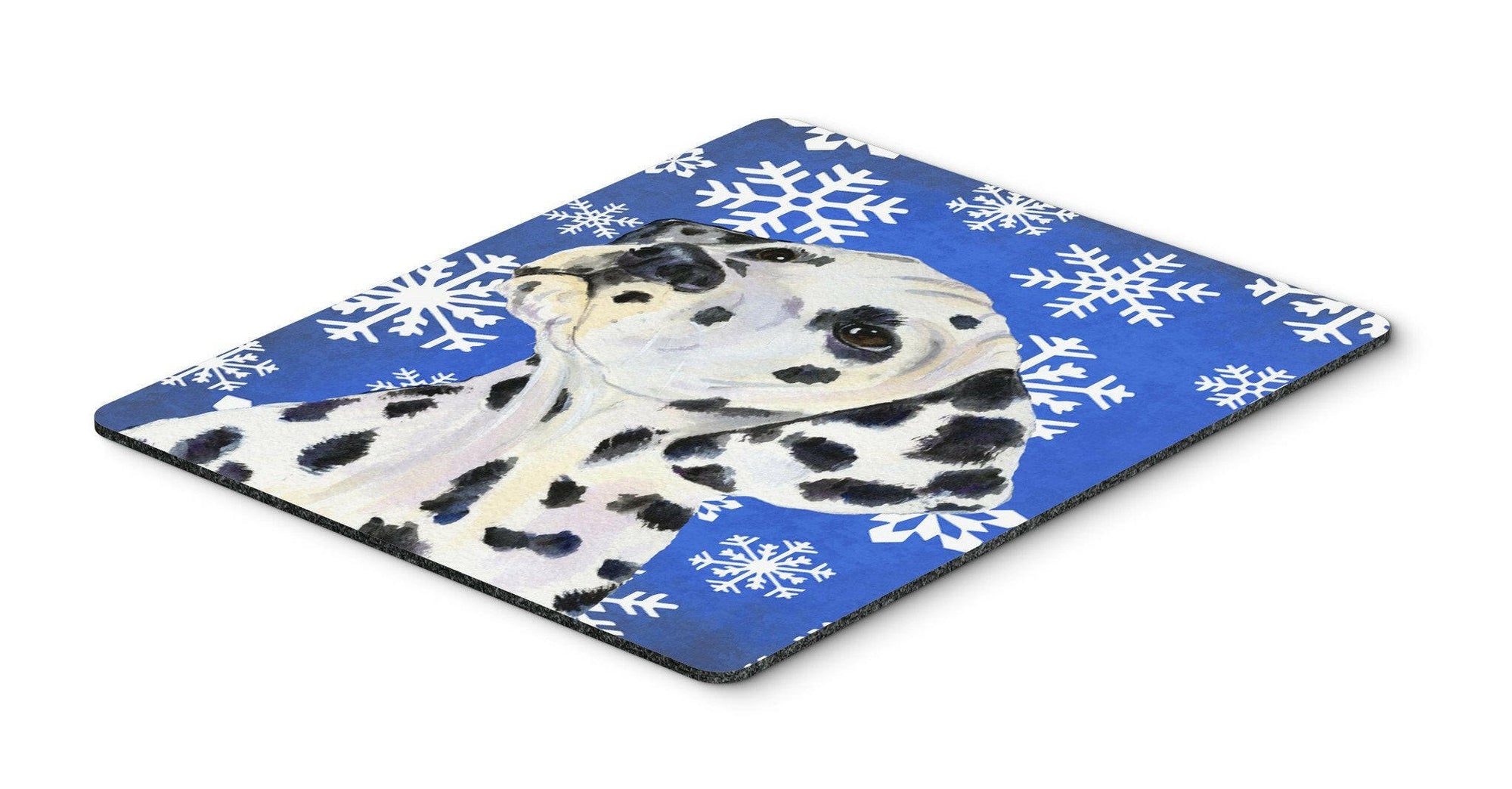 Dalmatian Winter Snowflakes Holiday Mouse Pad, Hot Pad or Trivet by Caroline's Treasures