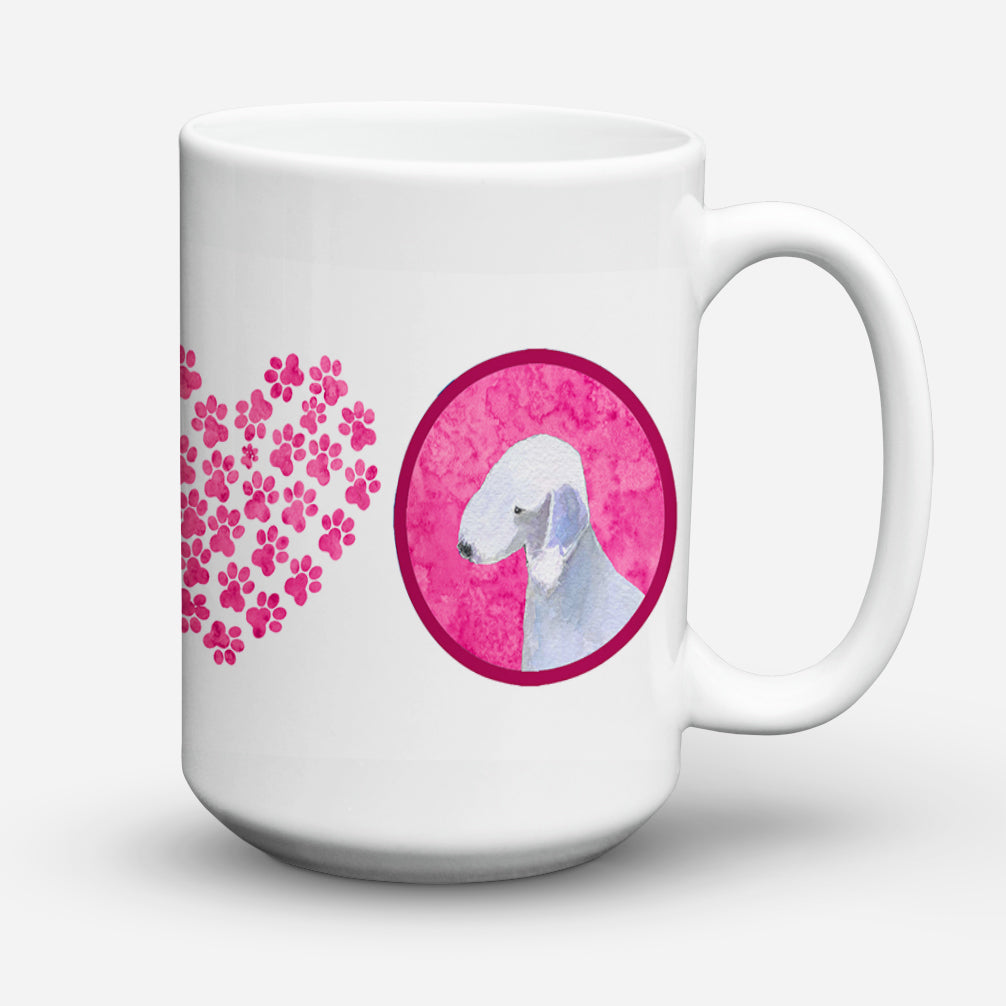 Bedlington Terrier Dishwasher Safe Microwavable Ceramic Coffee Mug 15 ounce SS4759  the-store.com.