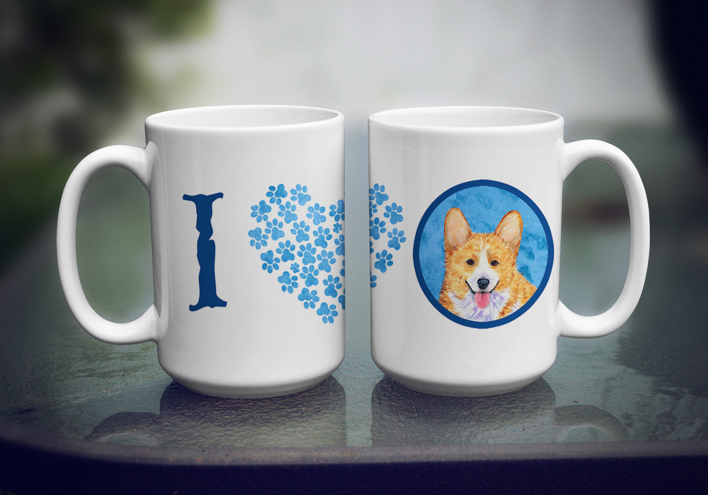 Corgi  Dishwasher Safe Microwavable Ceramic Coffee Mug 15 ounce SS4762  the-store.com.