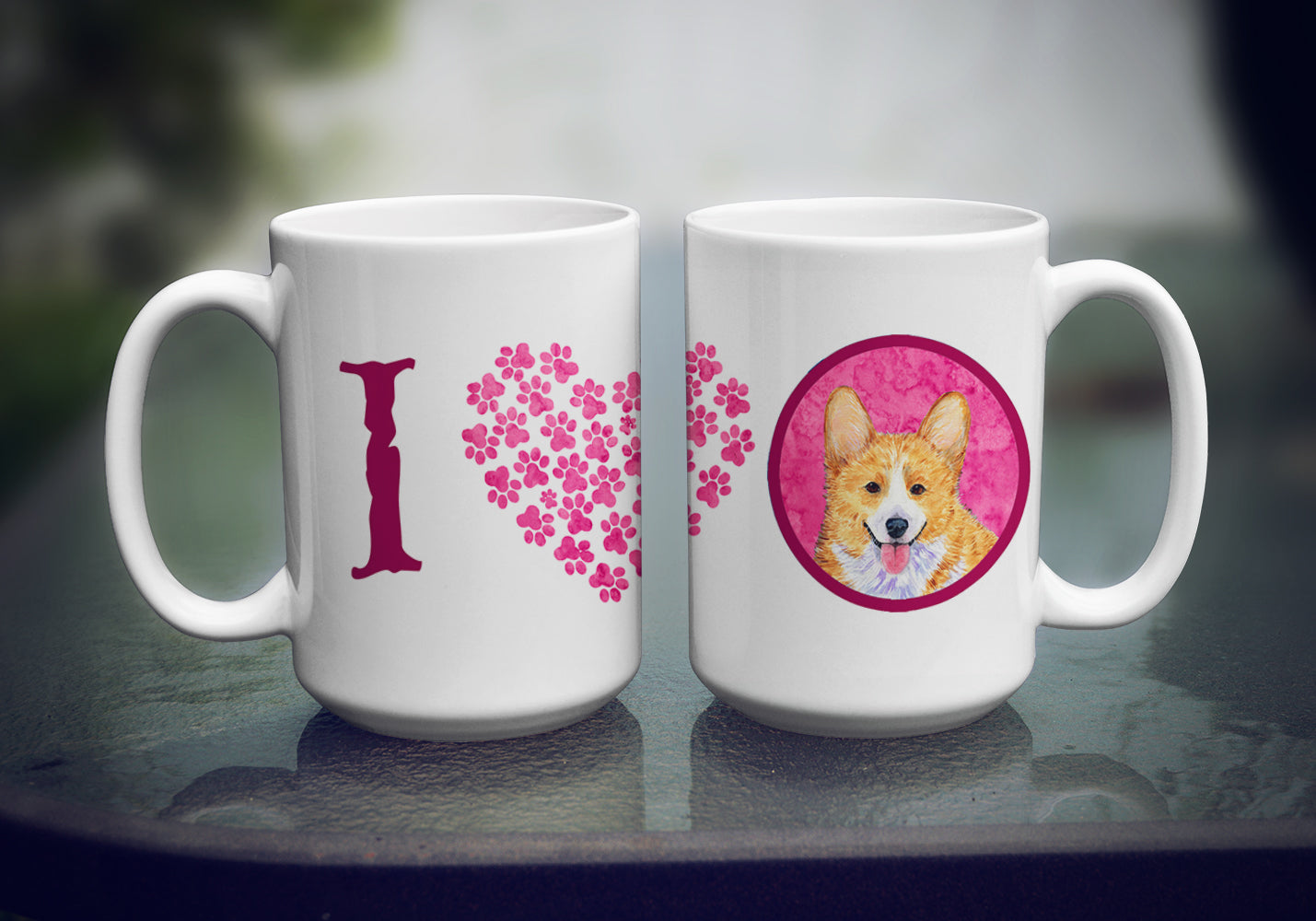 Corgi  Dishwasher Safe Microwavable Ceramic Coffee Mug 15 ounce SS4762  the-store.com.