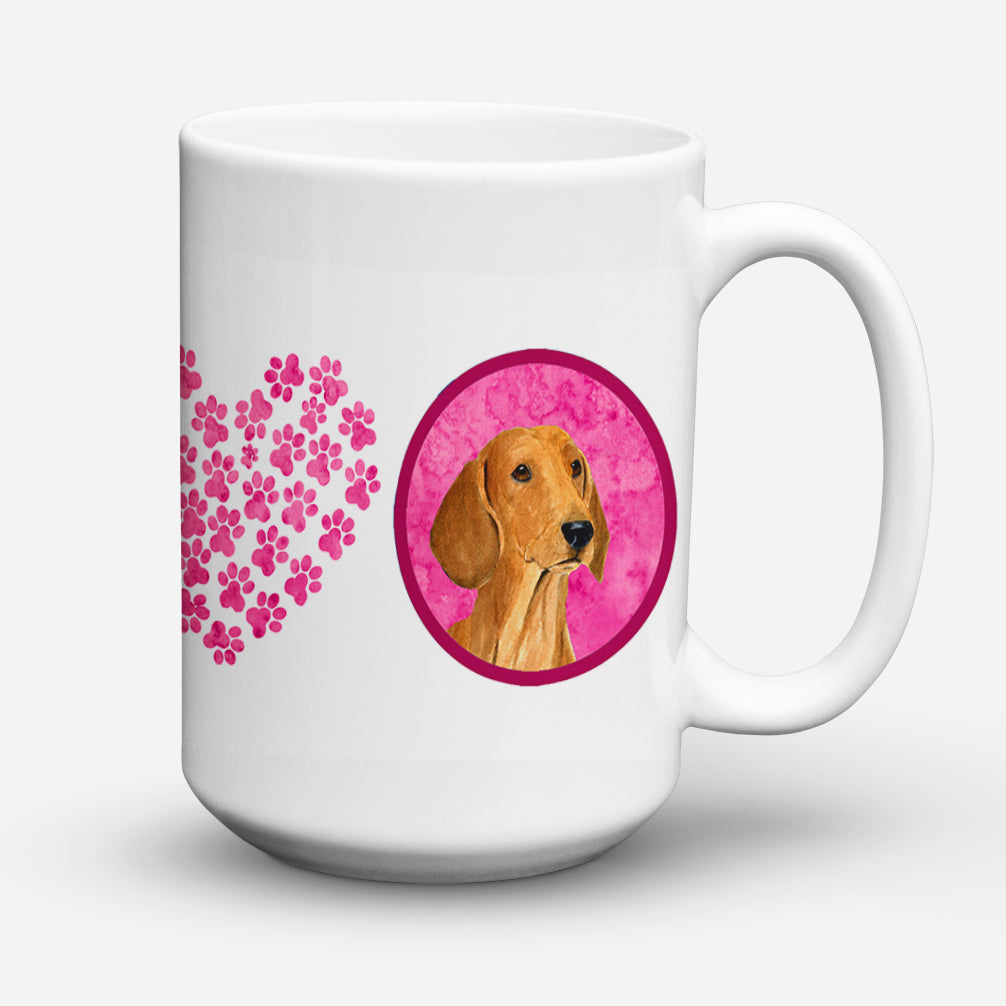 Dachshund  Dishwasher Safe Microwavable Ceramic Coffee Mug 15 ounce SS4763  the-store.com.