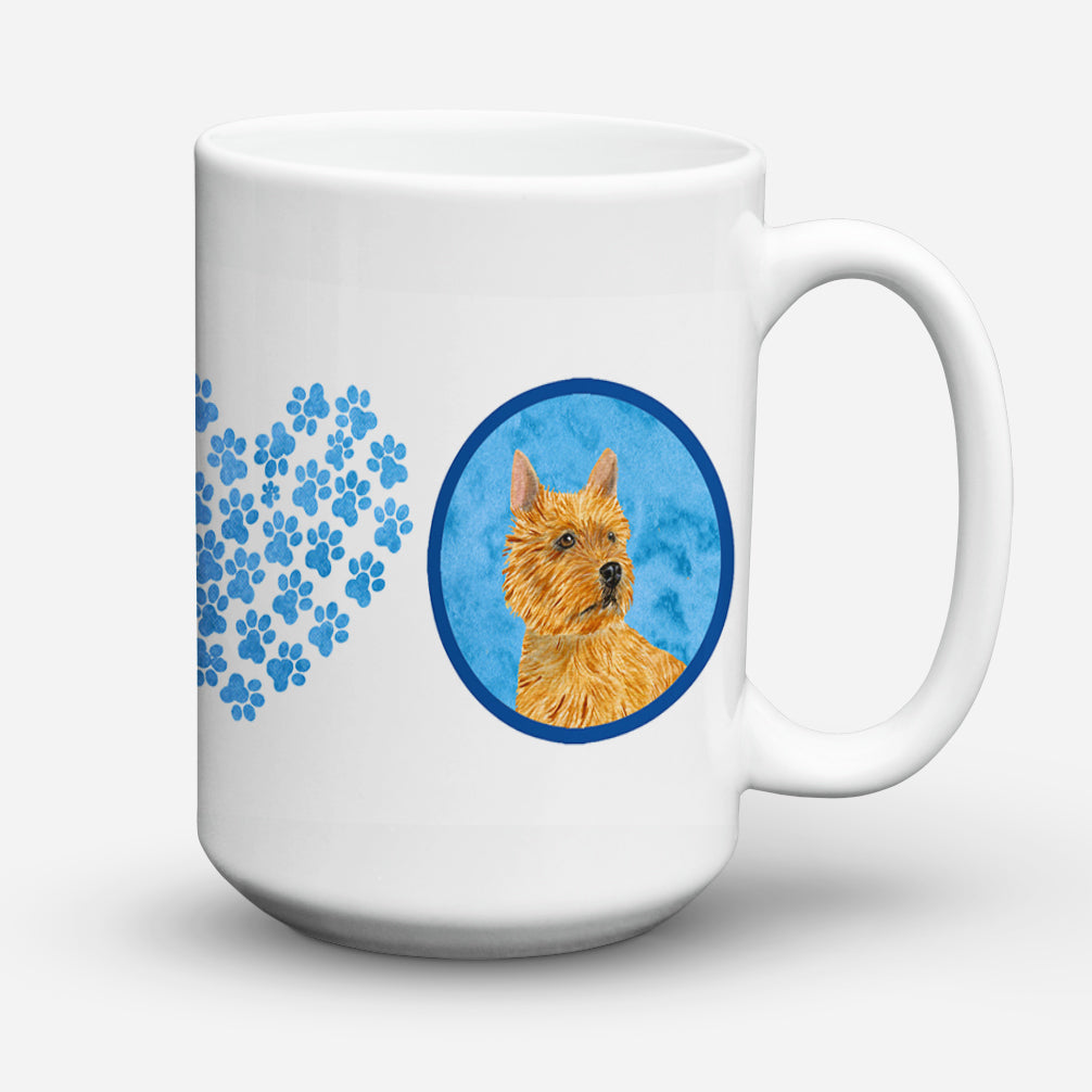 Norwich Terrier  Dishwasher Safe Microwavable Ceramic Coffee Mug 15 ounce SS4775  the-store.com.