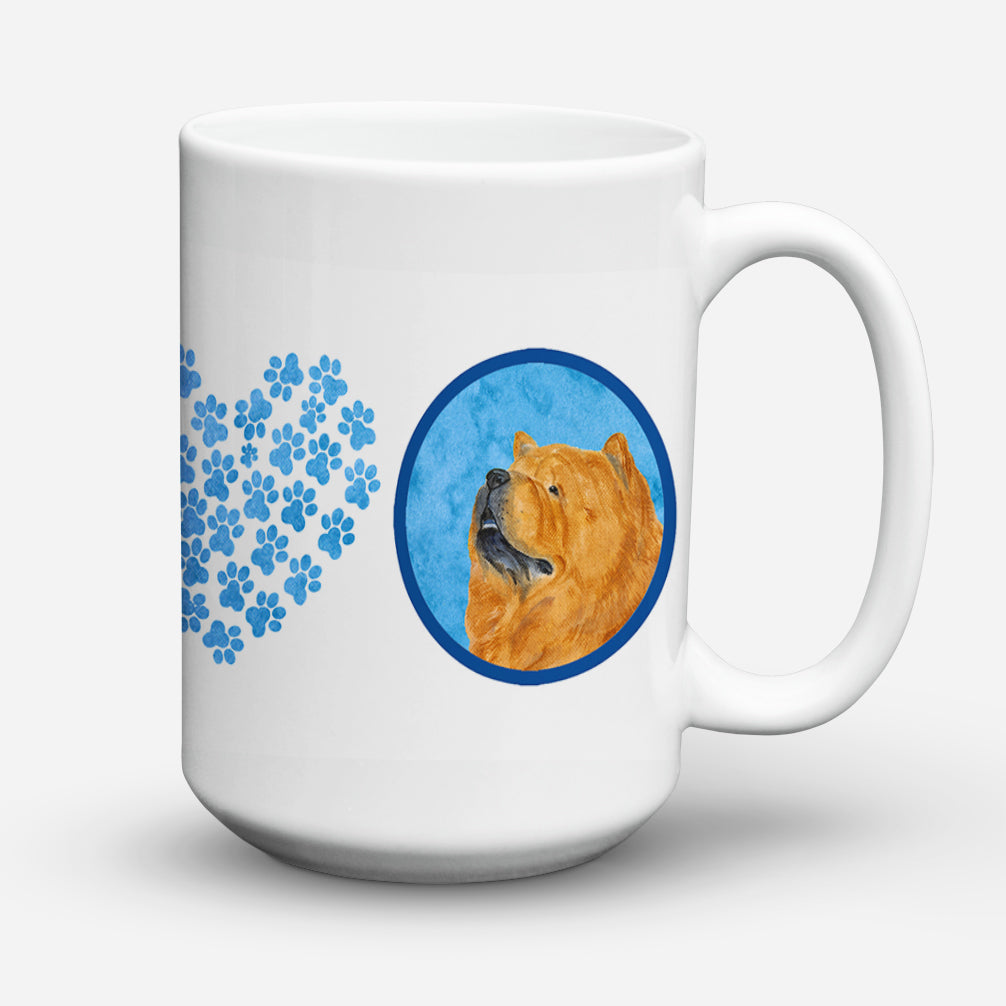 Chow Chow  Dishwasher Safe Microwavable Ceramic Coffee Mug 15 ounce SS4778  the-store.com.