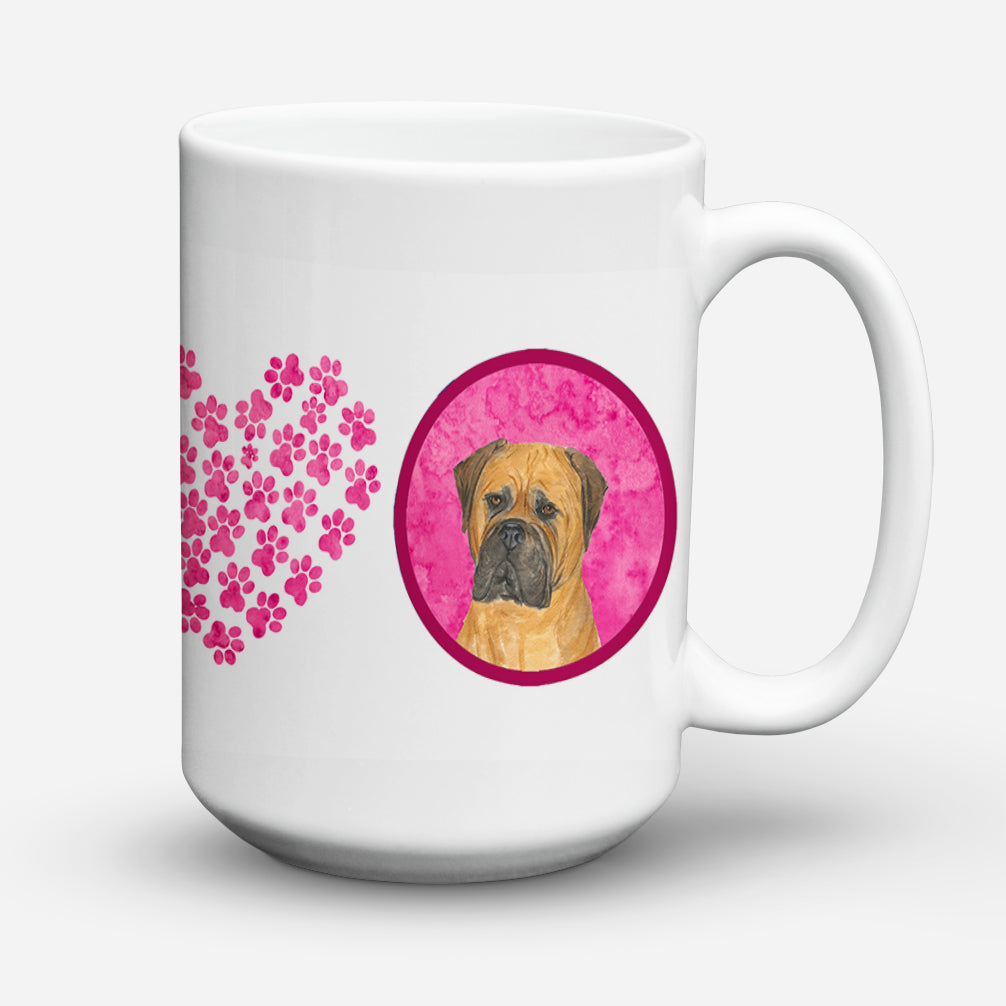 Bullmastiff  Dishwasher Safe Microwavable Ceramic Coffee Mug 15 ounce SS4793  the-store.com.