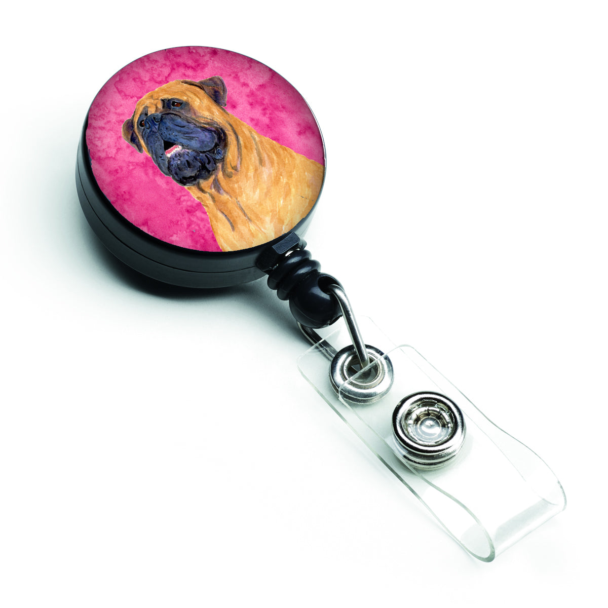 Mastiff  Retractable Badge Reel or ID Holder with Clip SS4796.