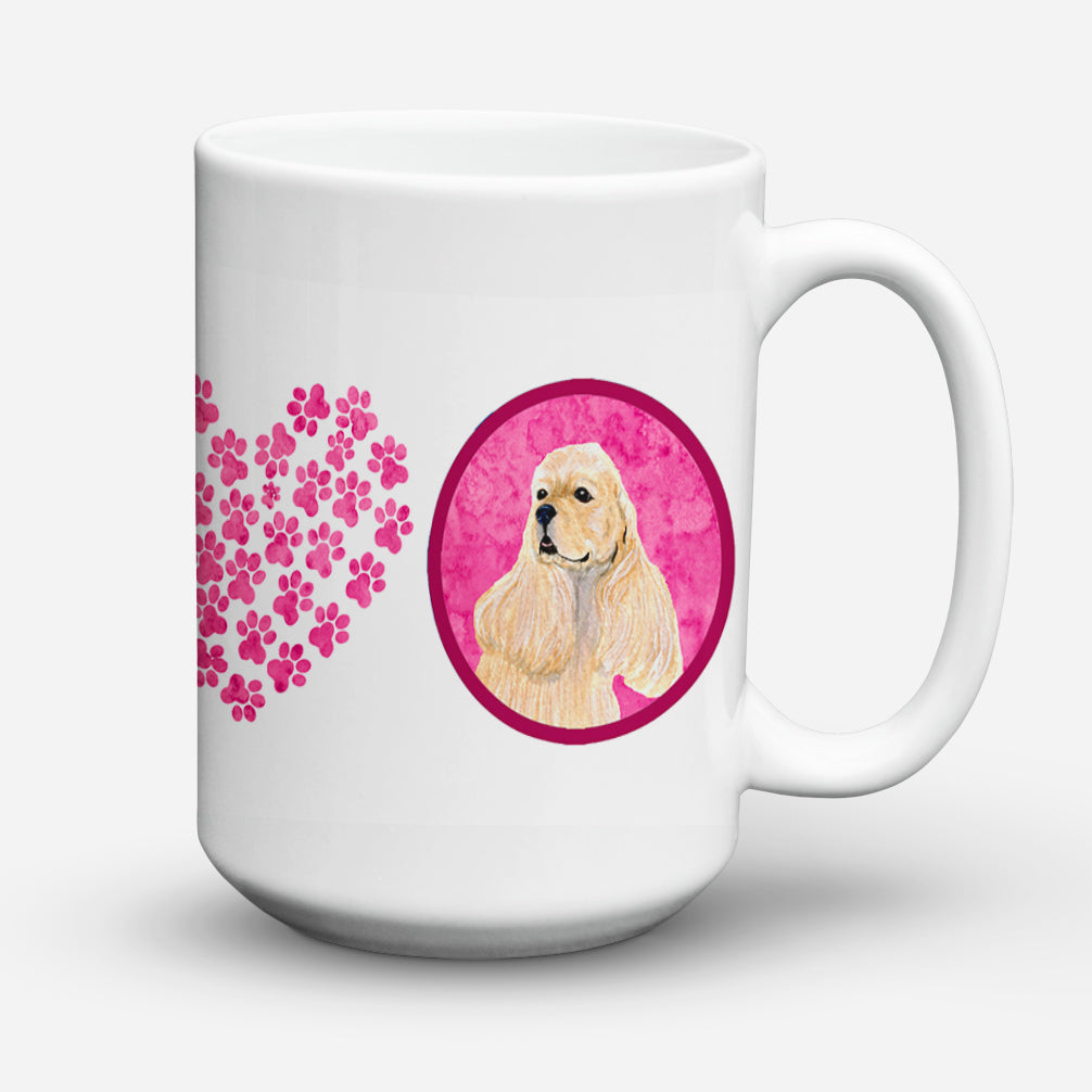 Cocker Spaniel  Dishwasher Safe Microwavable Ceramic Coffee Mug 15 ounce SS4798  the-store.com.