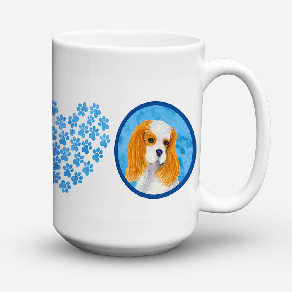 Cavalier Spaniel Dishwasher Safe Microwavable Ceramic Coffee Mug 15 ounce SS4803  the-store.com.