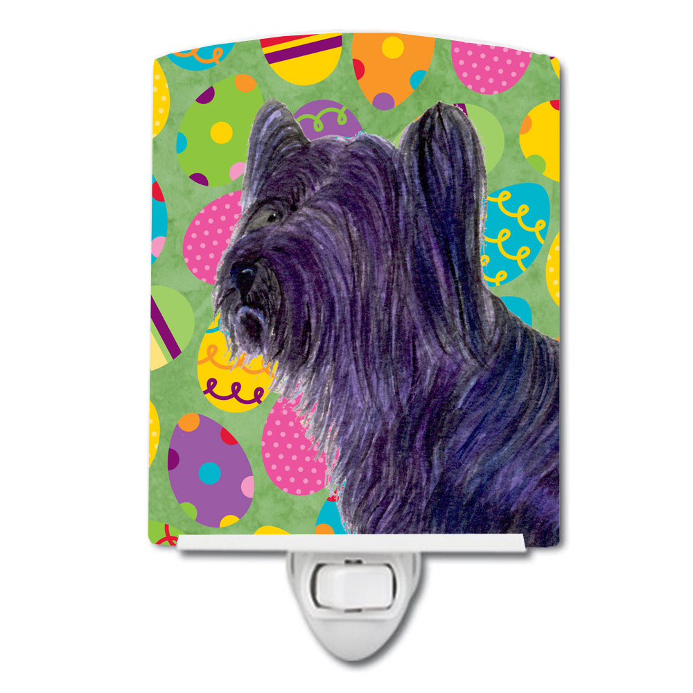 Skye Terrier Easter Eggtravaganza Ceramic Night Light SS4808CNL - the-store.com