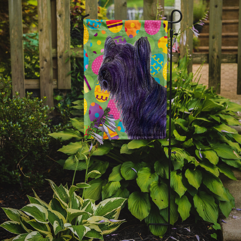 Skye Terrier Easter Eggtravaganza Flag Garden Size  the-store.com.