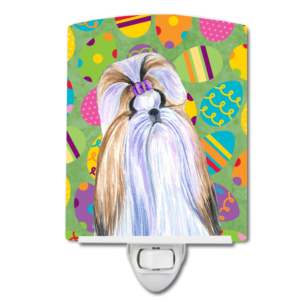 Shih Tzu Easter Eggtravaganza Ceramic Night Light SS4810CNL - the-store.com