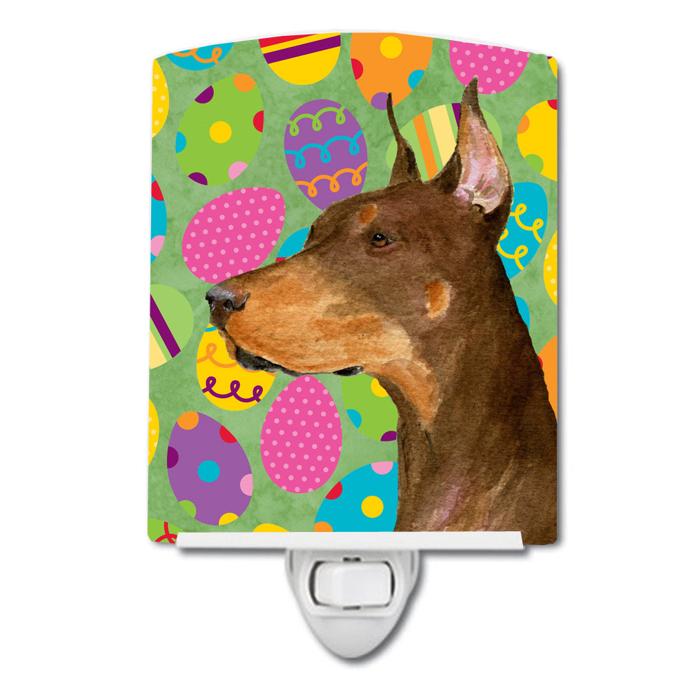 Doberman Easter Eggtravaganza Ceramic Night Light SS4813CNL - the-store.com