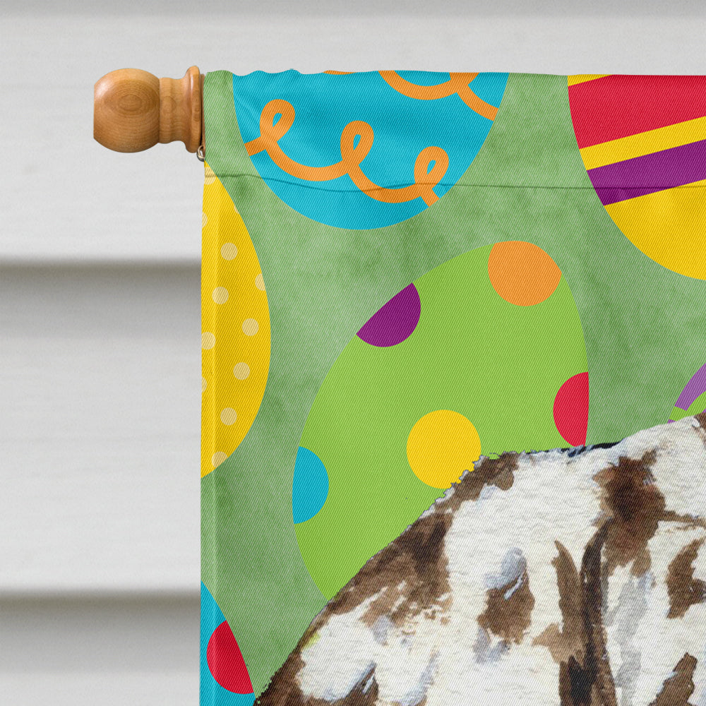 Dalmatian Easter Eggtravaganza Flag Canvas House Size  the-store.com.