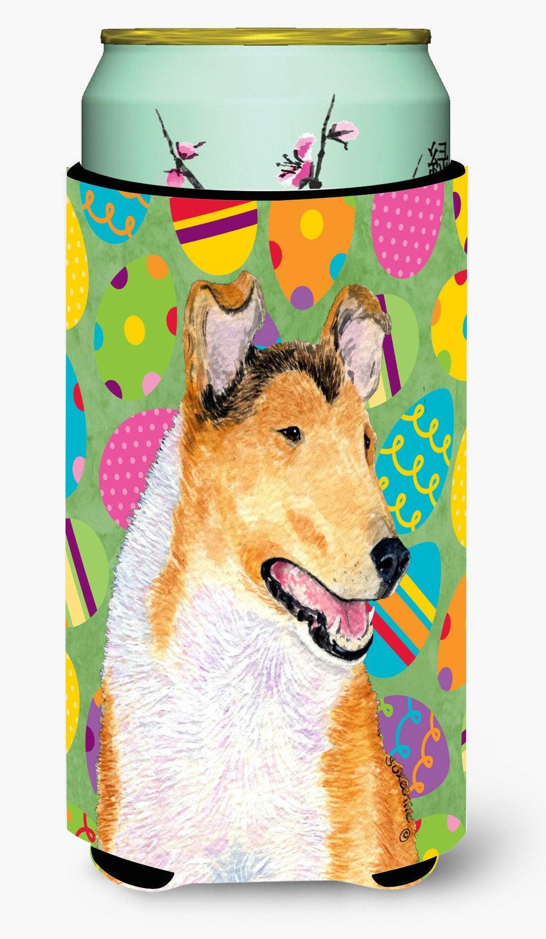 Collie Smooth Easter Eggtravaganza  Tall Boy Beverage Insulator Beverage Insulator Hugger by Caroline's Treasures