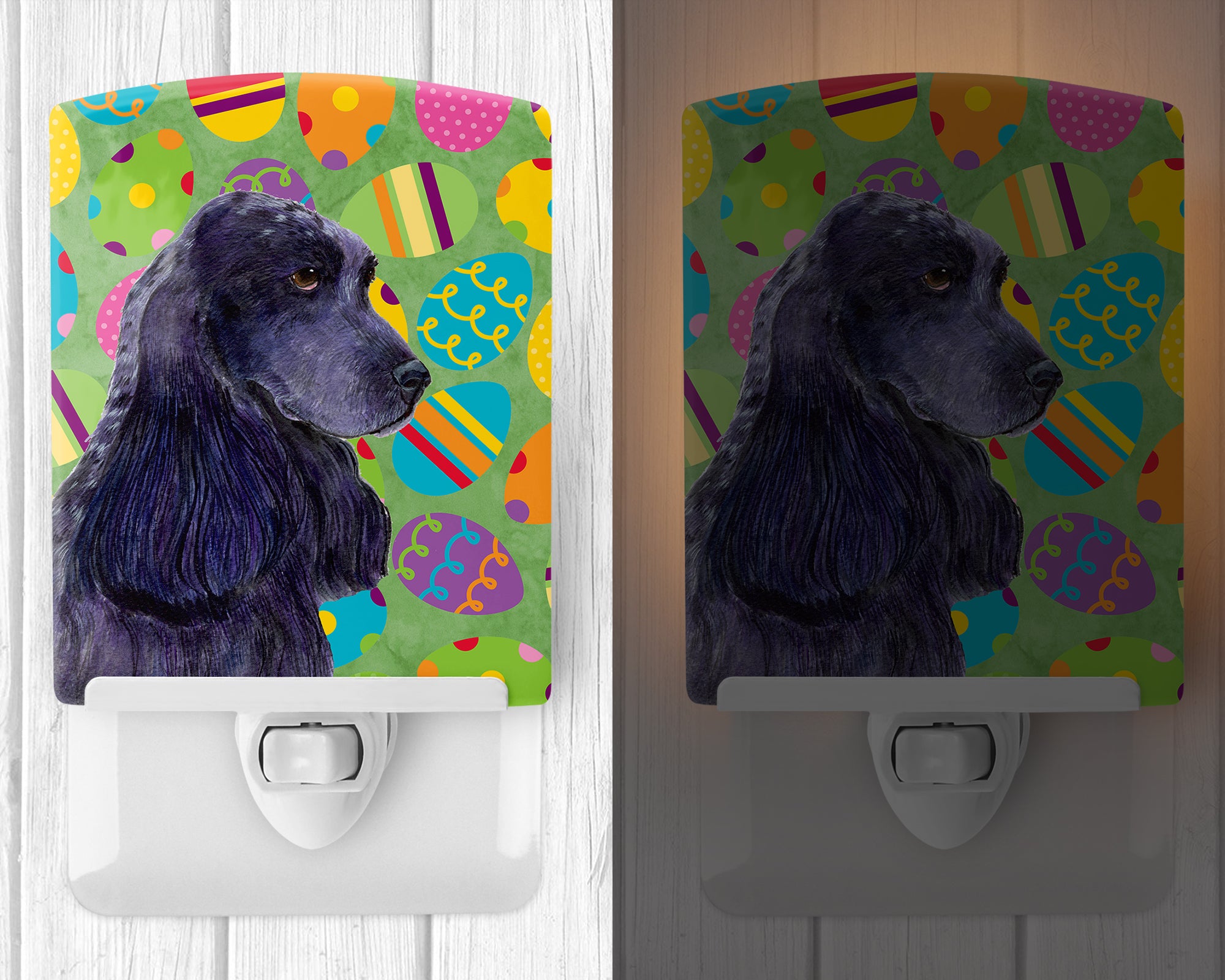 Cocker Spaniel Easter Eggtravaganza Ceramic Night Light SS4816CNL - the-store.com