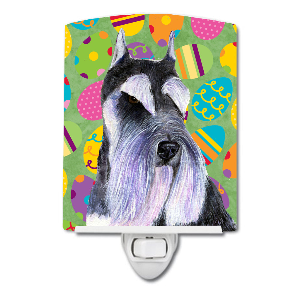 Schnauzer Easter Eggtravaganza Ceramic Night Light SS4822CNL - the-store.com