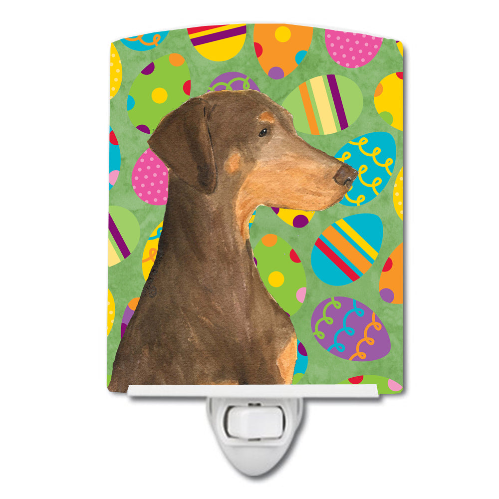 Doberman Easter Eggtravaganza Ceramic Night Light SS4824CNL - the-store.com