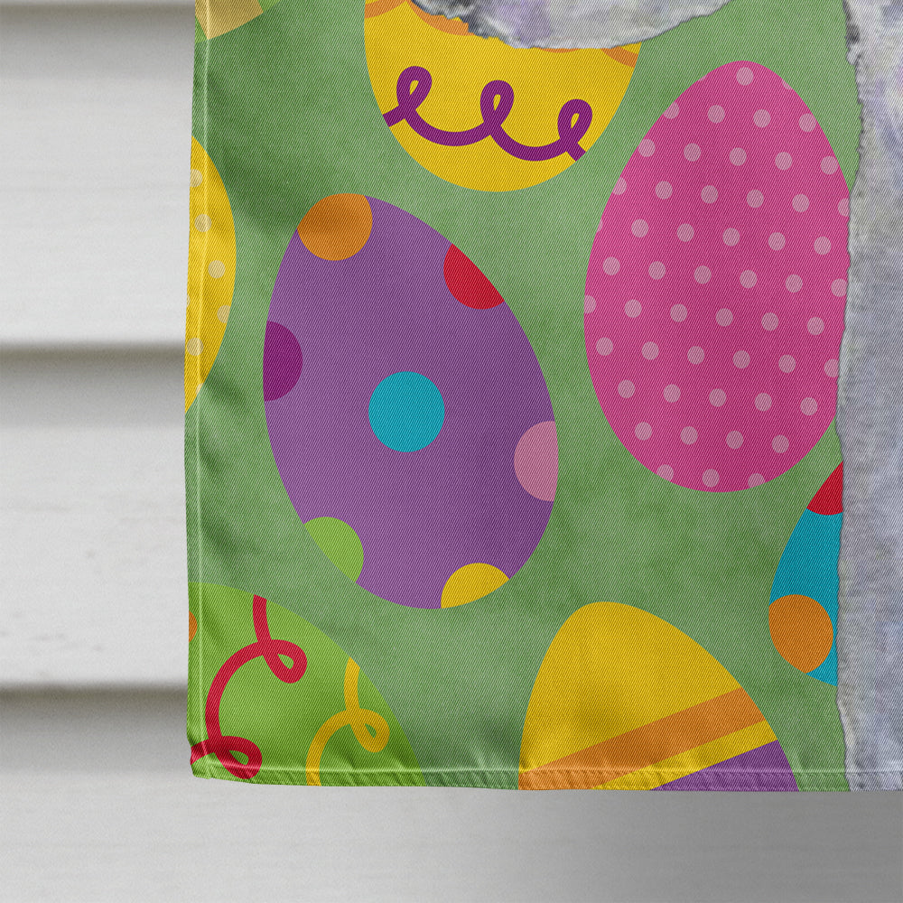 Bedlington Terrier Easter Eggtravaganza Flag Canvas House Size  the-store.com.