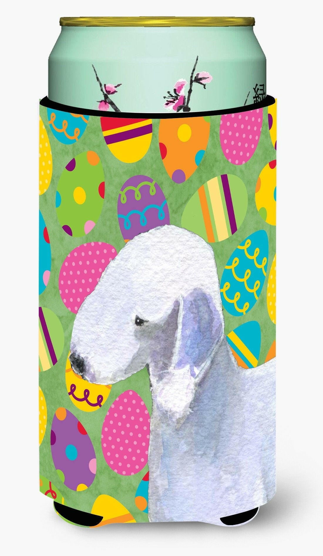 Bedlington Terrier Easter Eggtravaganza  Tall Boy Beverage Insulator Beverage Insulator Hugger by Caroline&#39;s Treasures