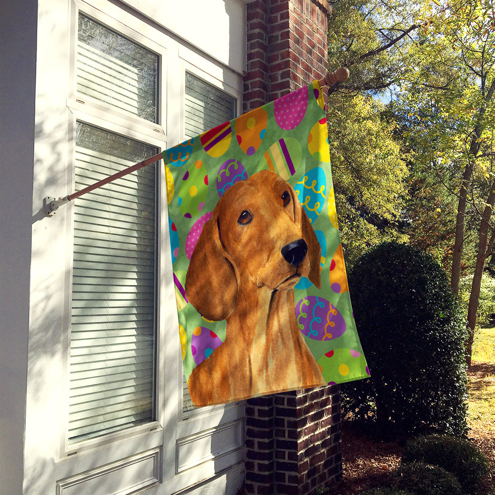 Dachshund Easter Eggtravaganza Flag Canvas House Size  the-store.com.