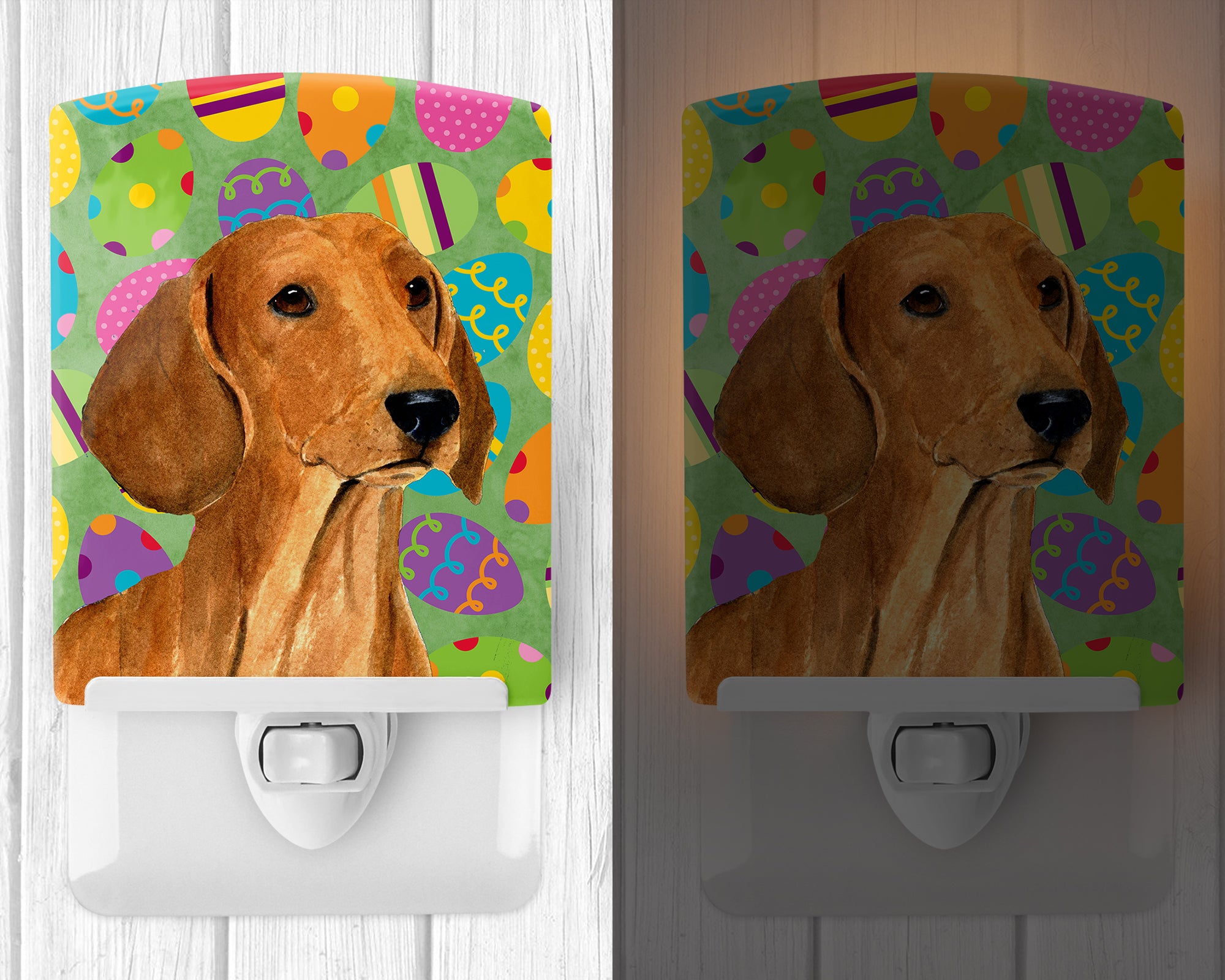 Dachshund Easter Eggtravaganza Ceramic Night Light SS4832CNL - the-store.com