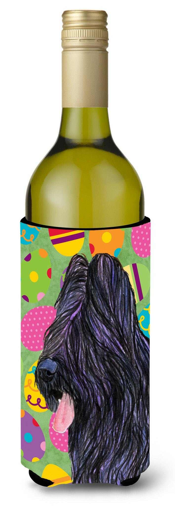 Briard Easter Eggtravaganza Wine Bottle Beverage Insulator Beverage Insulator Hugger by Caroline's Treasures