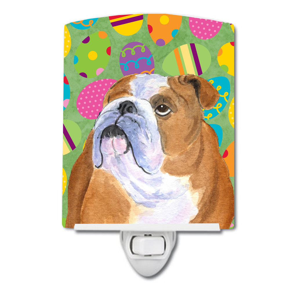 Bulldog English Easter Eggtravaganza Ceramic Night Light SS4836CNL - the-store.com