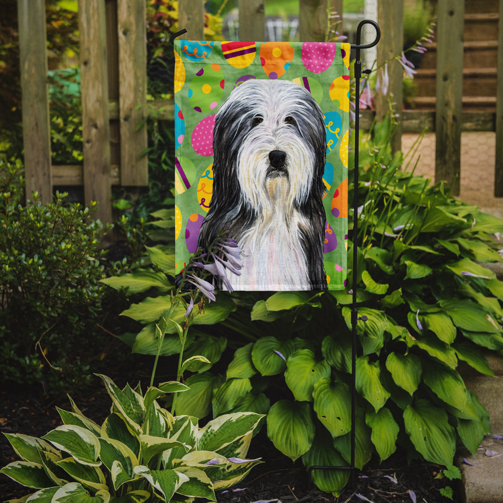 Bearded Collie Easter Eggtravaganza Flag Garden Size  the-store.com.