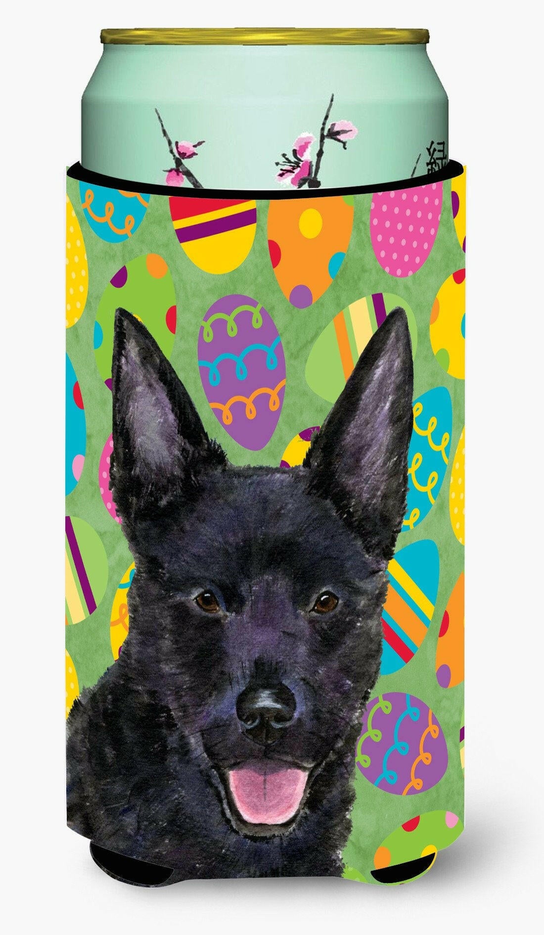 Australian Kelpie Easter Eggtravaganza  Tall Boy Beverage Insulator Beverage Insulator Hugger by Caroline's Treasures