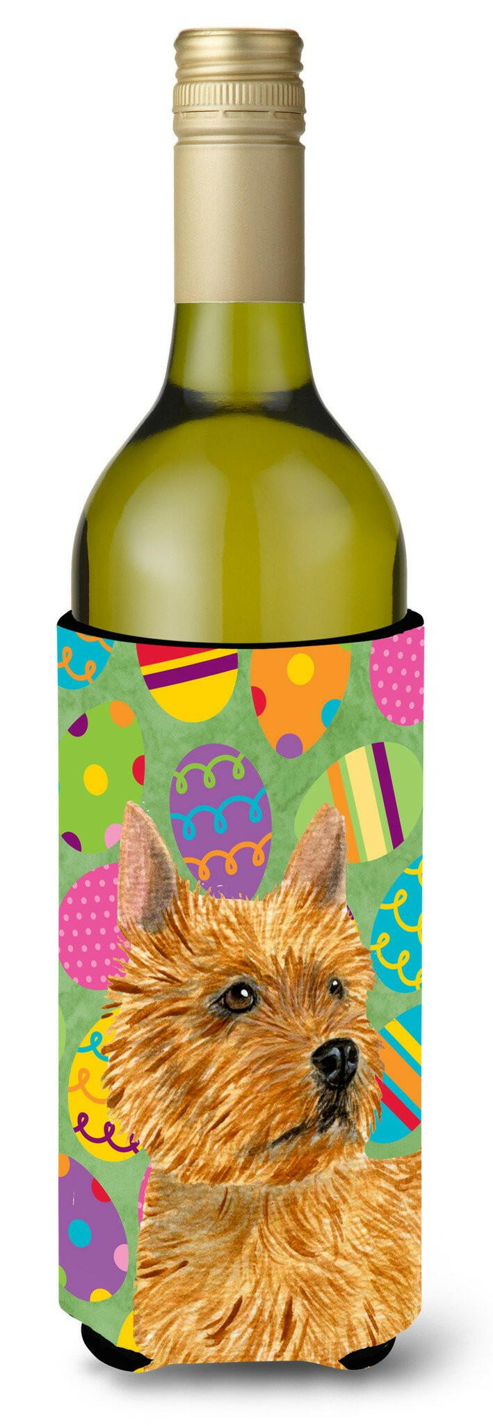 Norwich Terrier Easter Eggtravaganza Wine Bottle Beverage Insulator Beverage Insulator Hugger by Caroline's Treasures