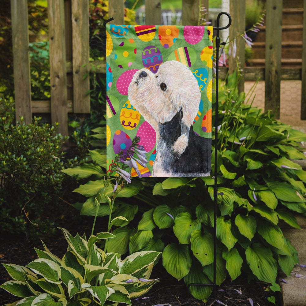 Dandie Dinmont Terrier Easter Eggtravaganza Flag Garden Size  the-store.com.