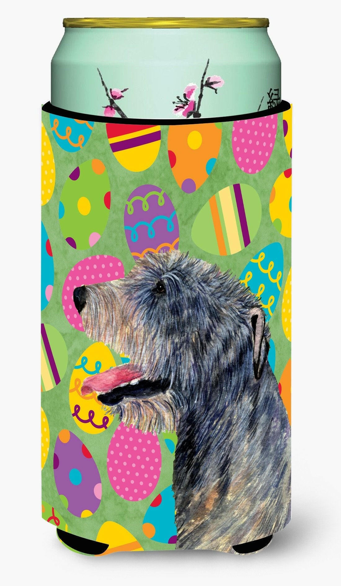 Irish Wolfhound Easter Eggtravaganza  Tall Boy Beverage Insulator Beverage Insulator Hugger by Caroline's Treasures