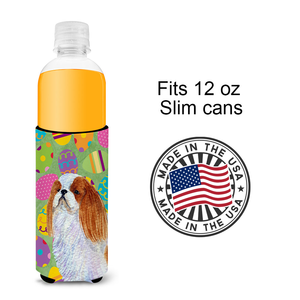 English Toy Spaniel Easter Eggtravaganza Ultra Beverage Insulators for slim cans SS4852MUK.