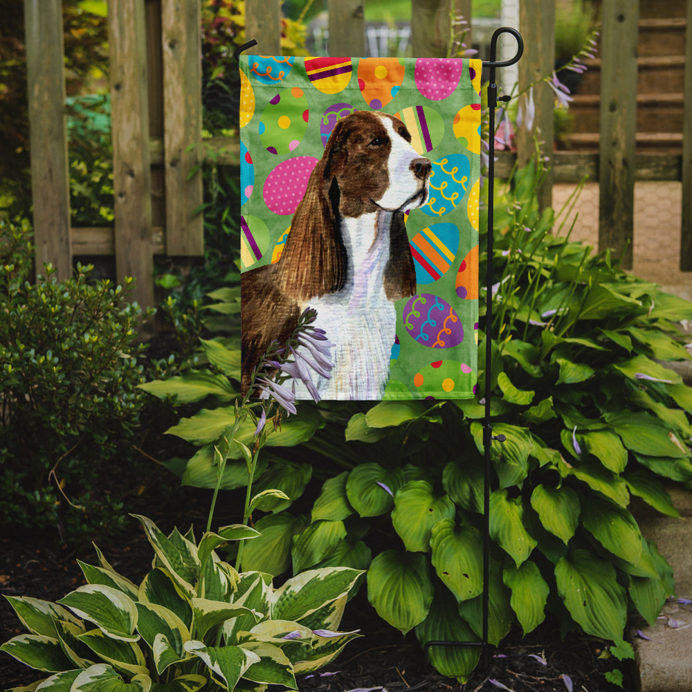 Springer Spaniel Easter Eggtravaganza Flag Garden Size  the-store.com.