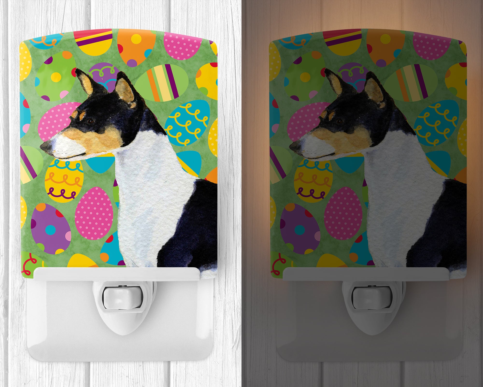 Basenji Easter Eggtravaganza Ceramic Night Light SS4859CNL - the-store.com