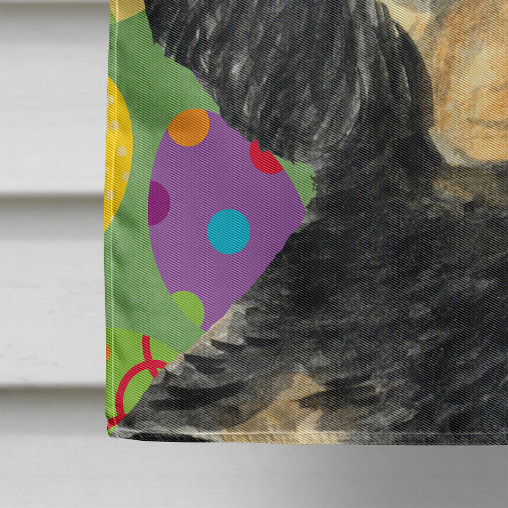 Gordon Setter Easter Eggtravaganza Flag Canvas House Size  the-store.com.