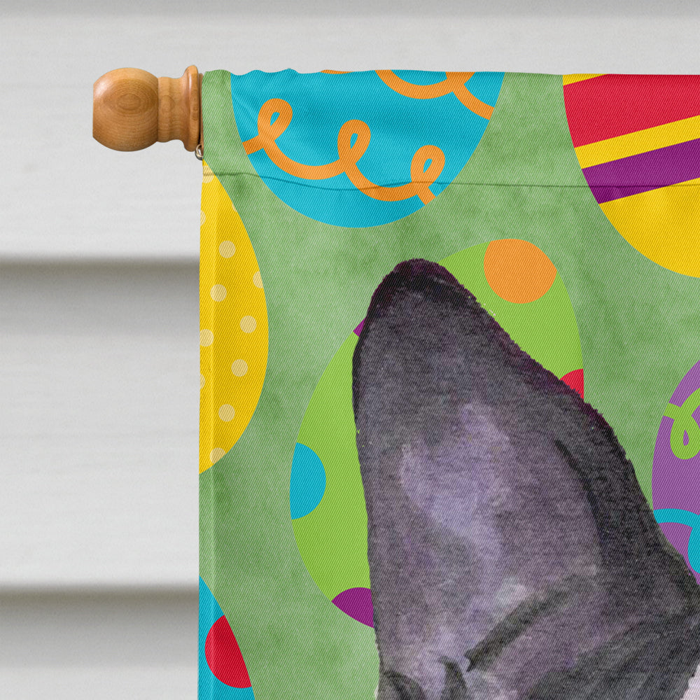 Boston Terrier Easter Eggtravaganza Flag Canvas House Size  the-store.com.