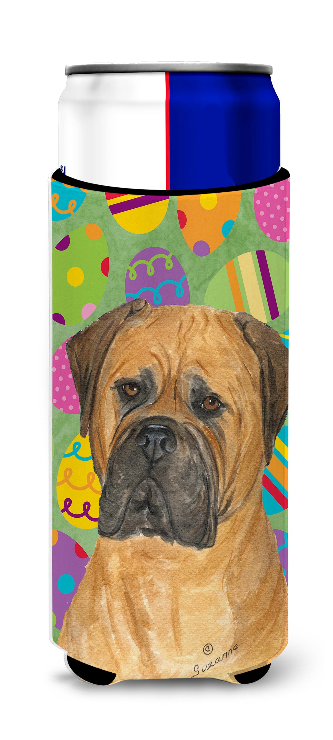 Bullmastiff Easter Eggtravaganza Ultra Beverage Insulators for slim cans SS4862MUK.