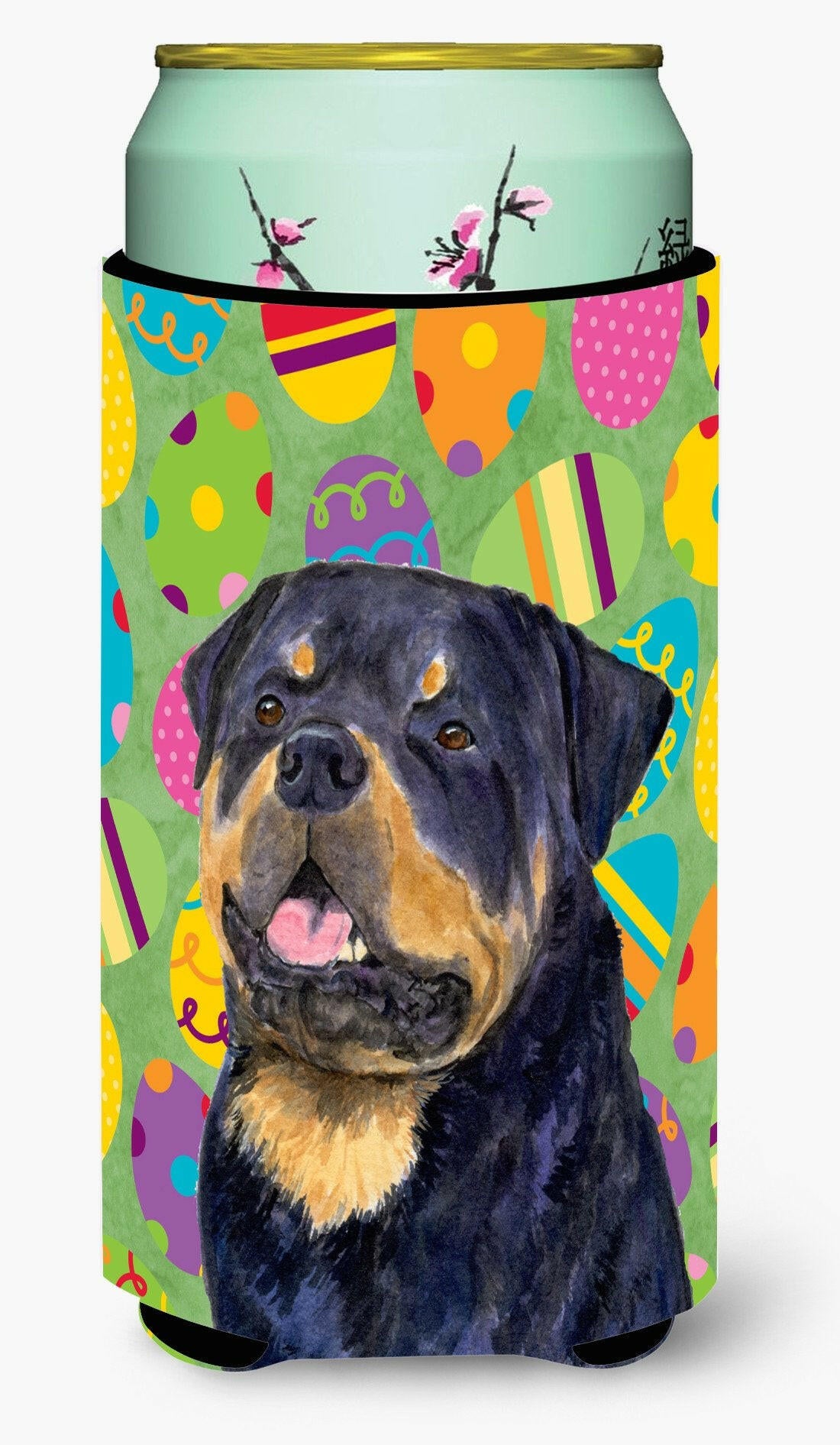 Rottweiler Easter Eggtravaganza  Tall Boy Beverage Insulator Beverage Insulator Hugger by Caroline&#39;s Treasures