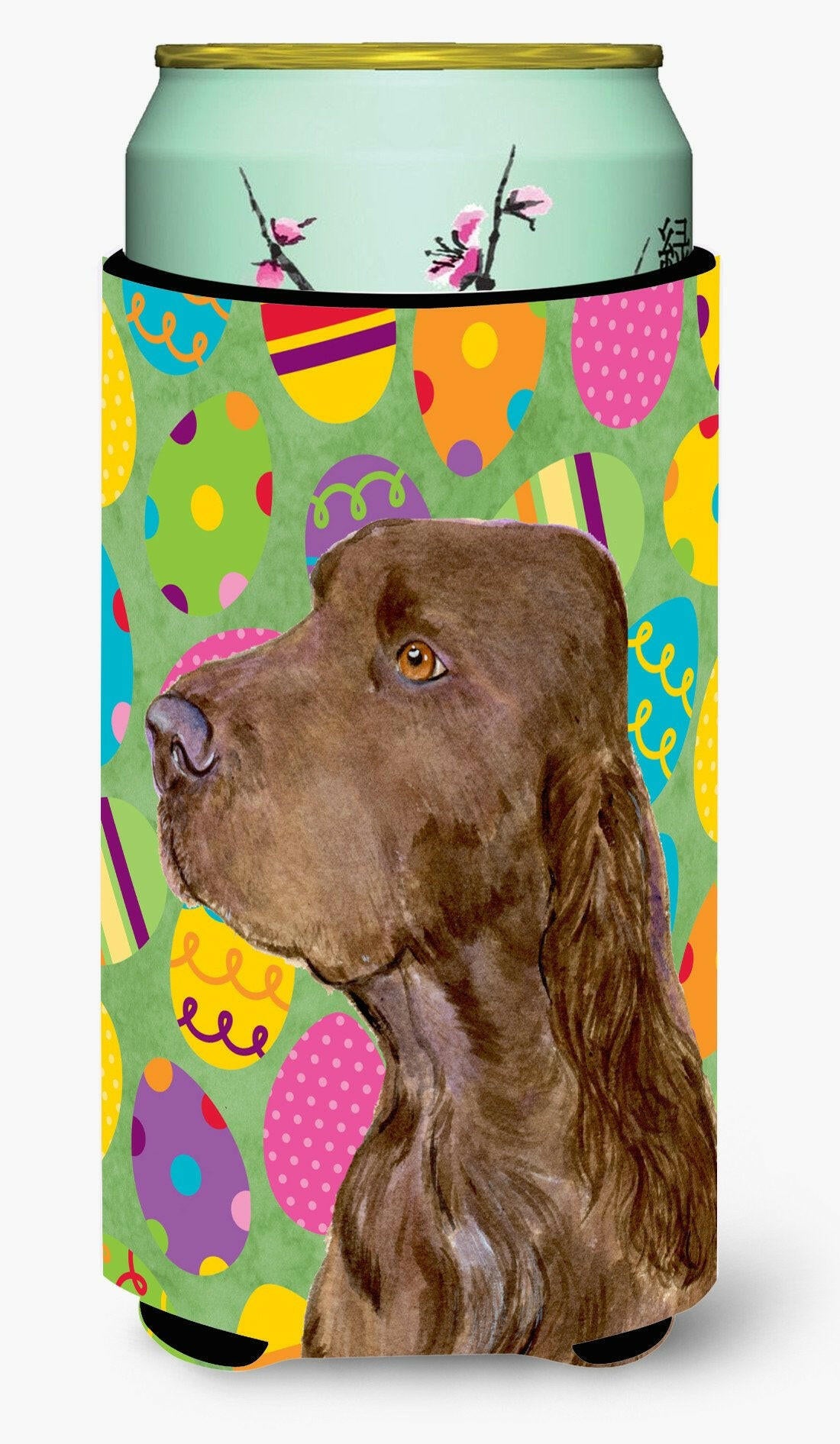 Field Spaniel Easter Eggtravaganza  Tall Boy Beverage Insulator Beverage Insulator Hugger by Caroline&#39;s Treasures