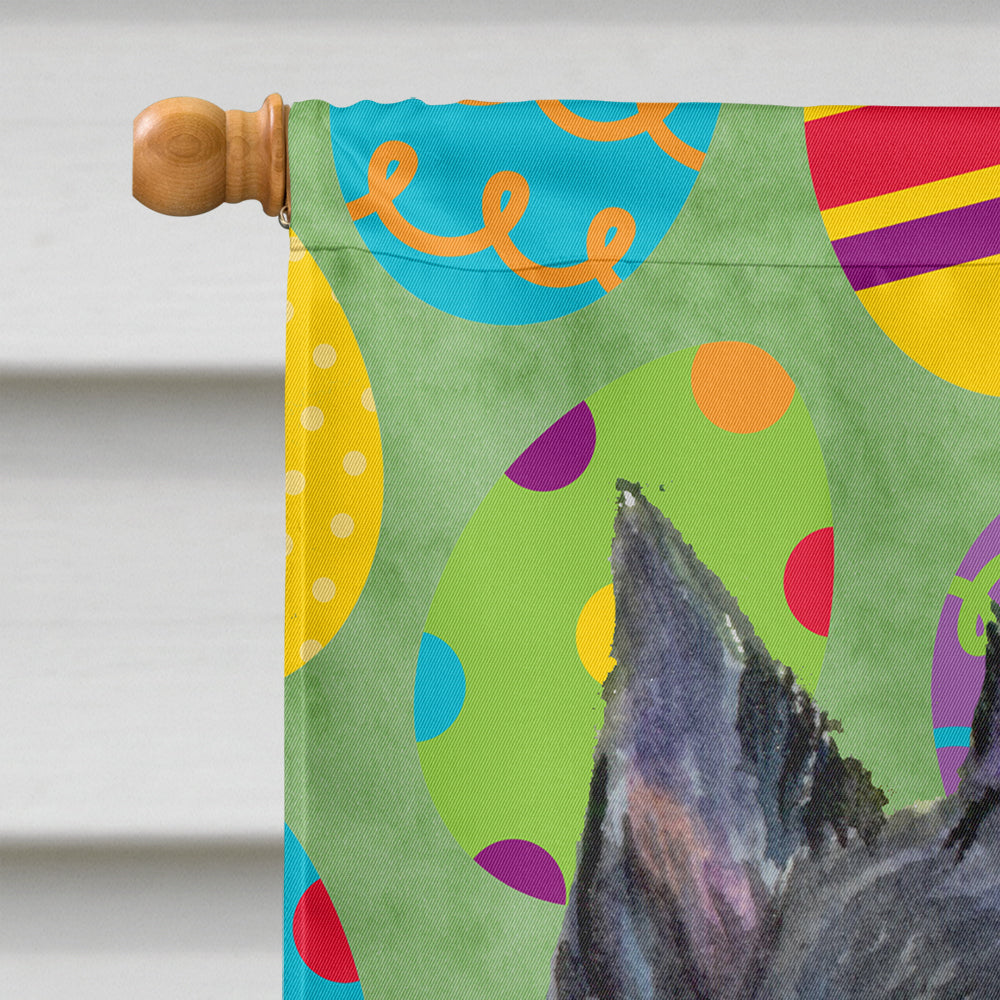 Scottish Terrier Easter Eggtravaganza Flag Canvas House Size  the-store.com.