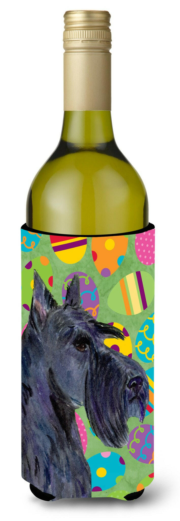 Scottish Terrier Easter Eggtravaganza Wine Bottle Beverage Insulator Beverage Insulator Hugger SS4874LITERK by Caroline's Treasures