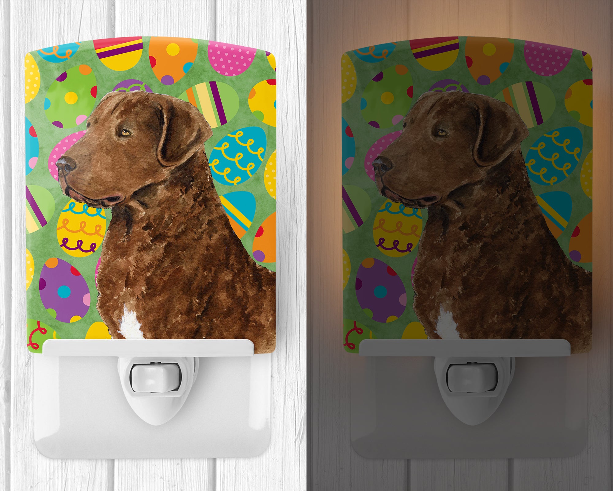 Chesapeake Bay Retriever Easter Eggtravaganza Ceramic Night Light SS4876CNL - the-store.com