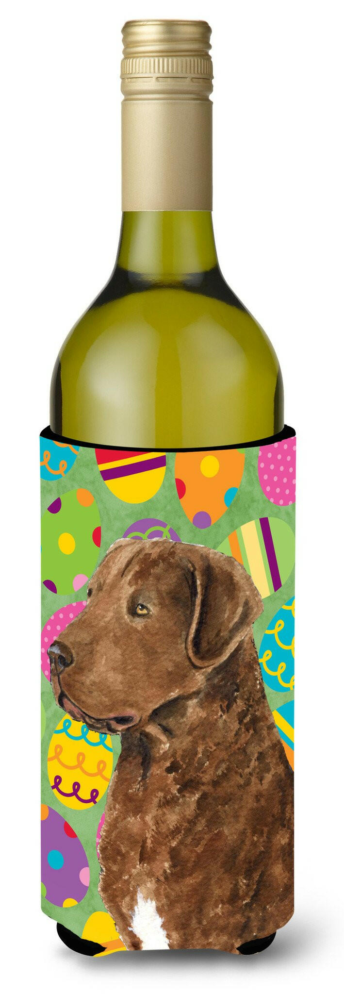 Chesapeake Bay Retriever Easter Eggtravaganza Wine Bottle Beverage Insulator Beverage Insulator Hugger by Caroline's Treasures