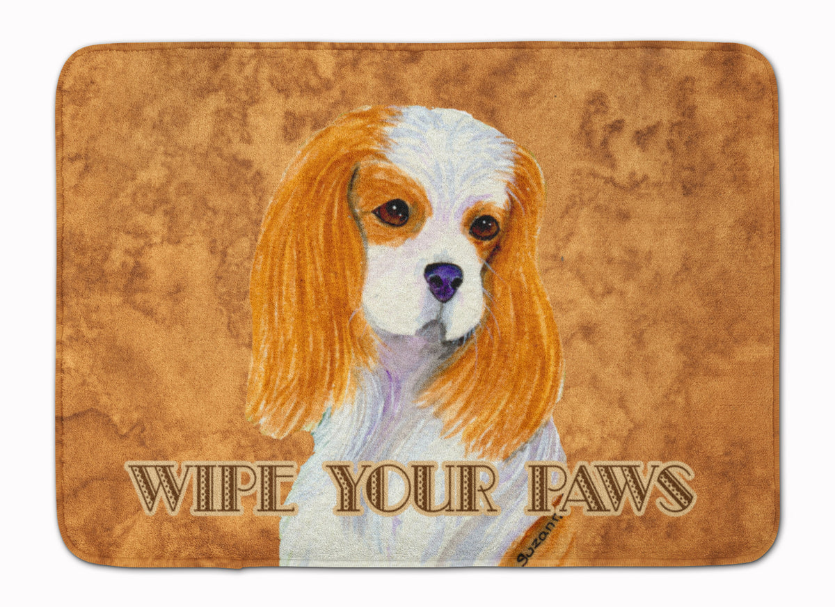 Blenheim Cavalier Spaniel Wipe your Paws Machine Washable Memory Foam Mat SS4877RUG - the-store.com