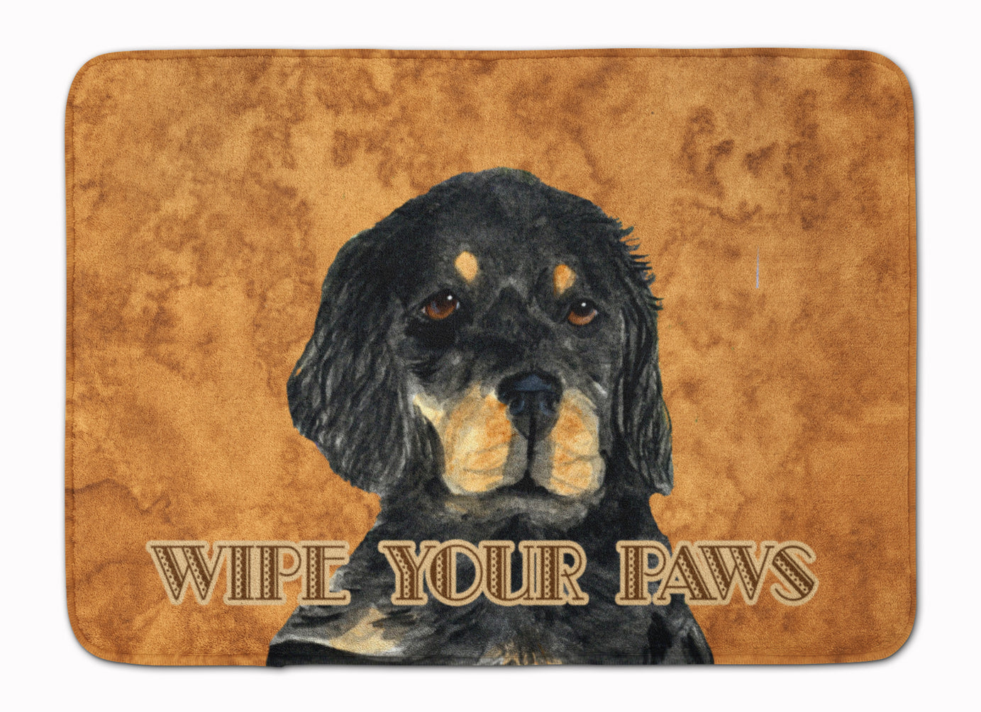 Gordon Setter Wipe your Paws Machine Washable Memory Foam Mat SS4885RUG - the-store.com