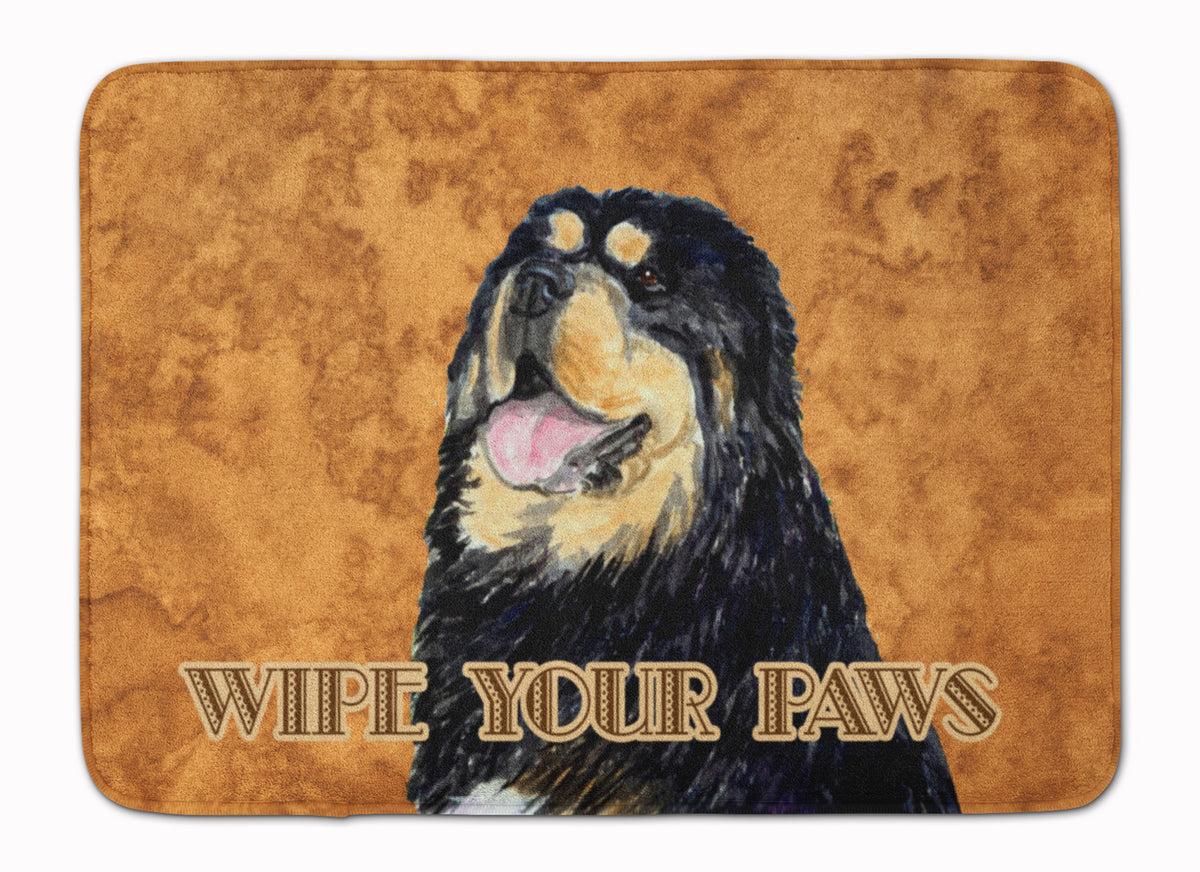 Tibetan Spaniel Wipe your Paws Machine Washable Memory Foam Mat SS4886RUG - the-store.com